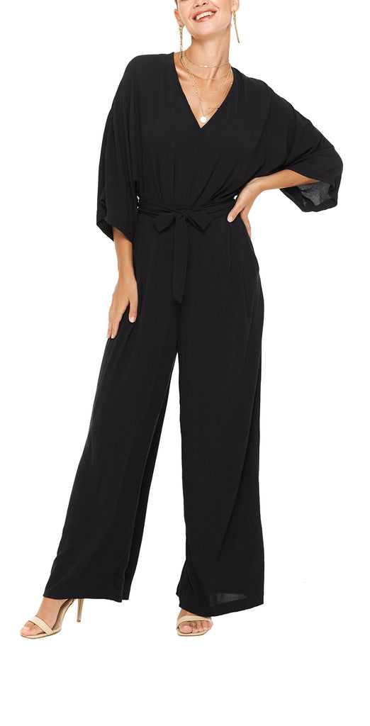 Noa Belted Jumpsuit Natasha Gan